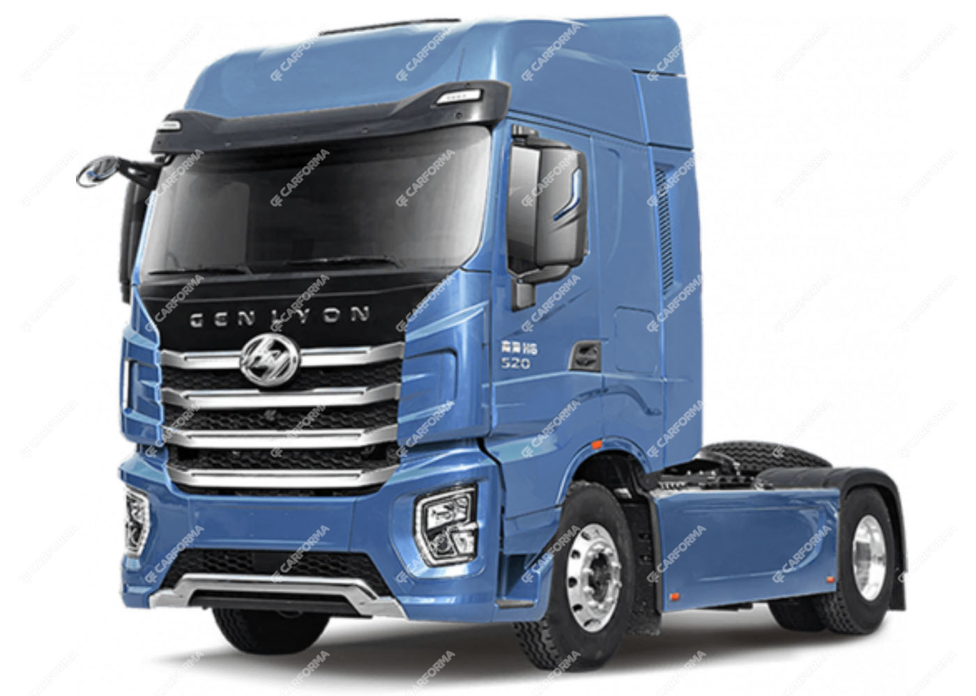 Ворсовые коврики на Hongyan SAIC-IVECO Genlyon кабина H6 2023 - 2025