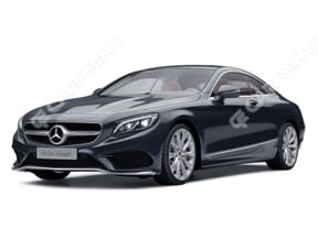 Ворсовые коврики на Mercedes S (C217) Купе 2014 - 2020