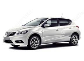 Ворсовые коврики на Nissan Tiida (C13) 2015 - 2025