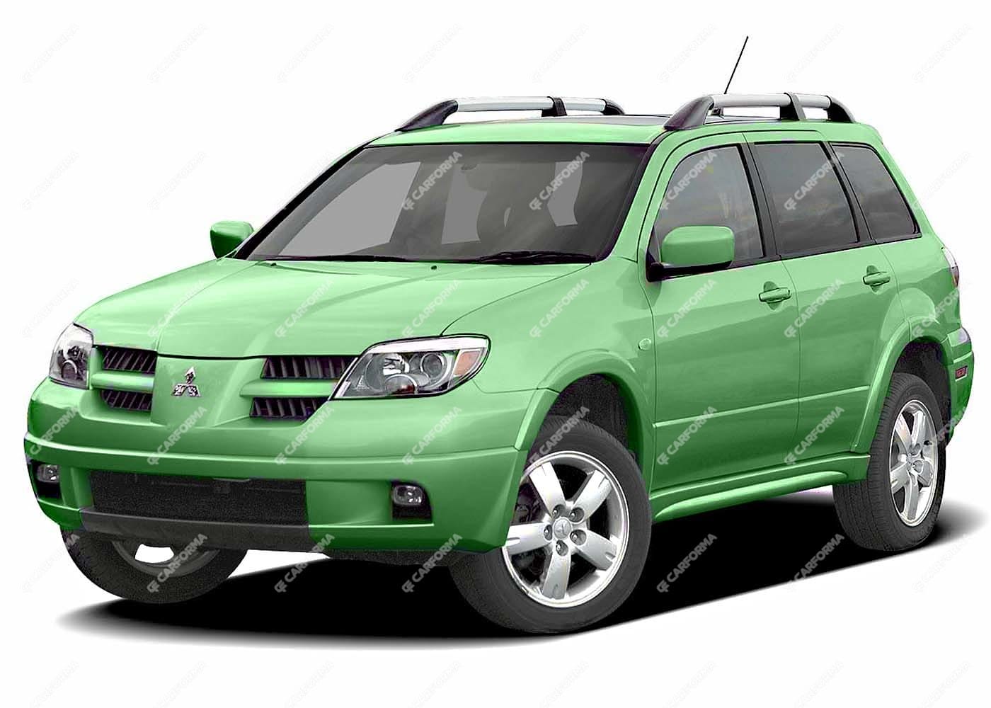 Ворсовые коврики на Mitsubishi Outlander 2001 - 2009