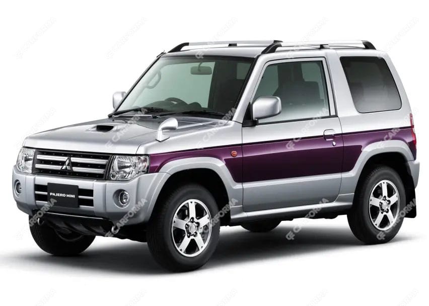 Ворсовые коврики на Mitsubishi Pajero Mini II 1998 - 2012