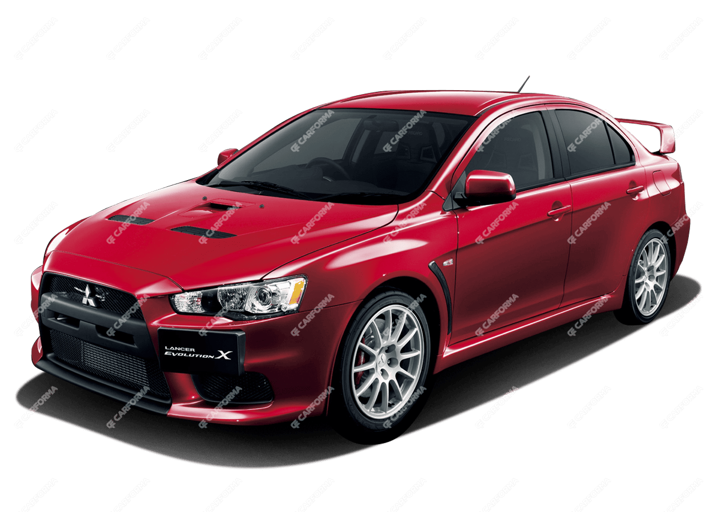 Ворсовые коврики на Mitsubishi Lancer Evolution X 2007 - 2016