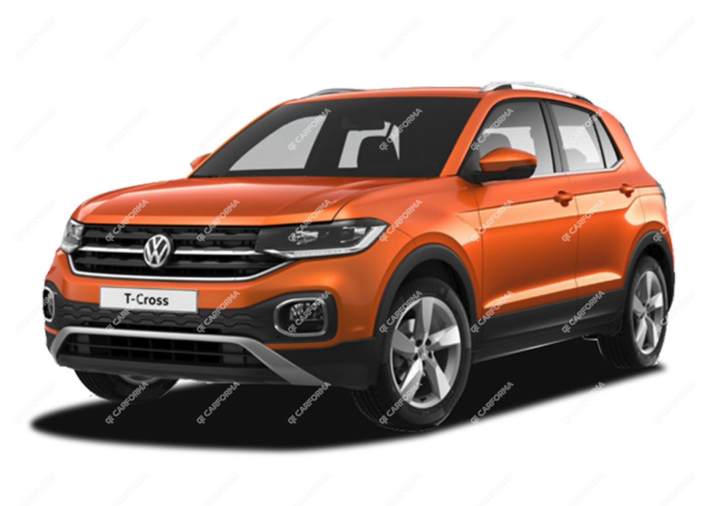 Ворсовые коврики на Volkswagen T-Cross 2018 - 2025