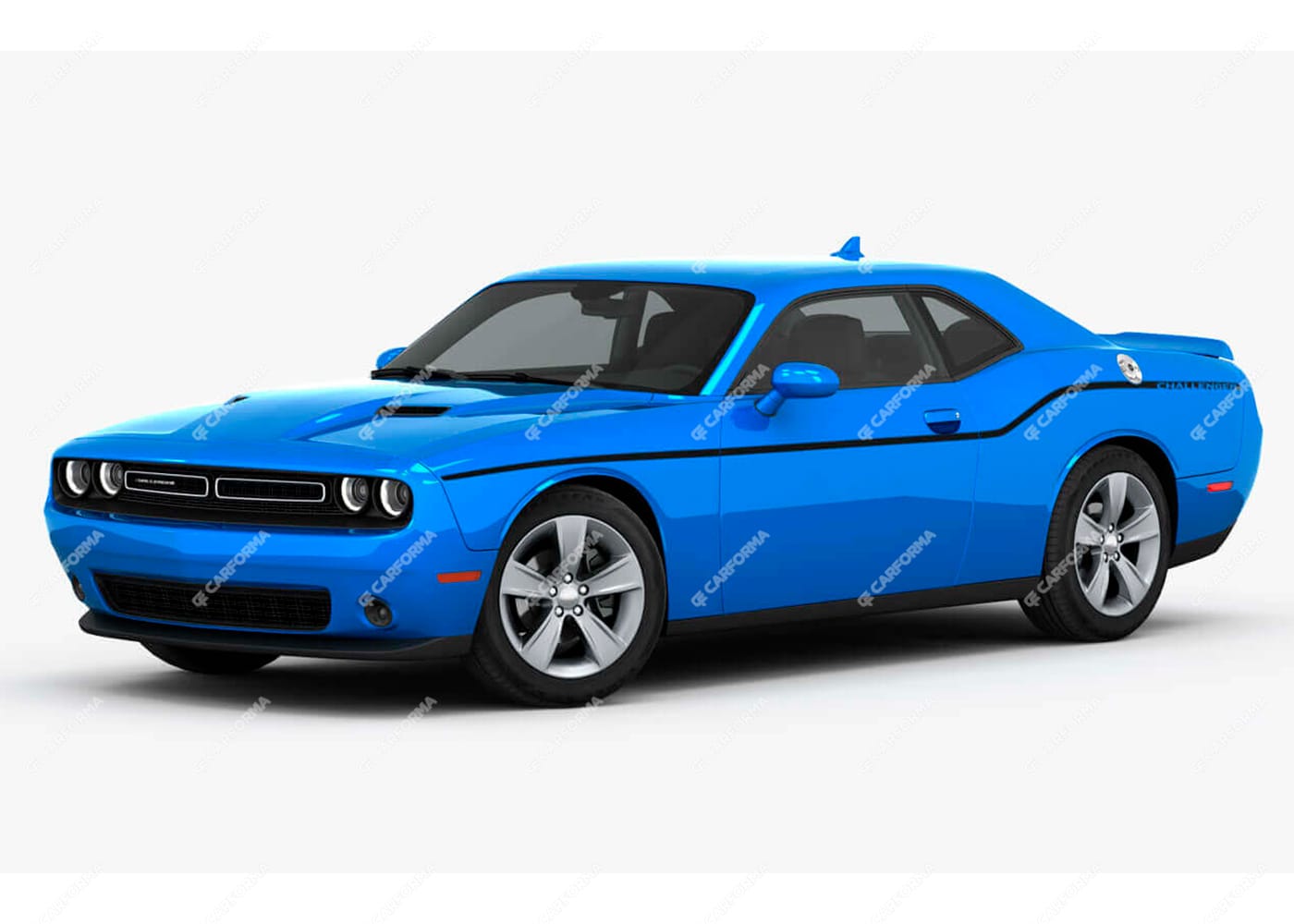 Ворсовые коврики на Dodge Challenger III 2008 - 2023