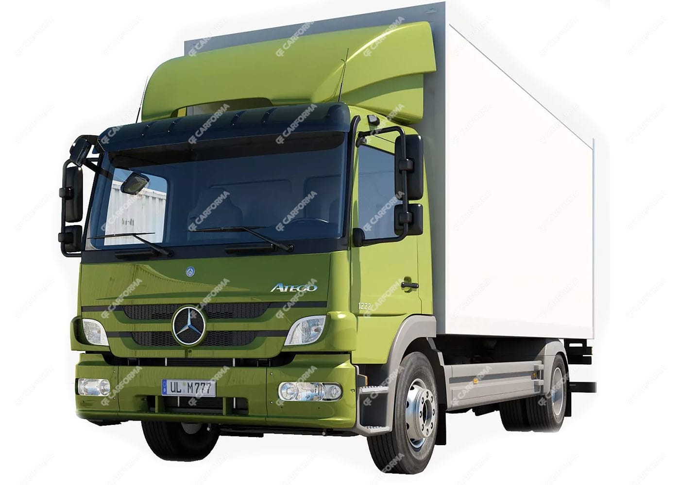 Ворсовые коврики на Mercedes Atego 1998 - 2025