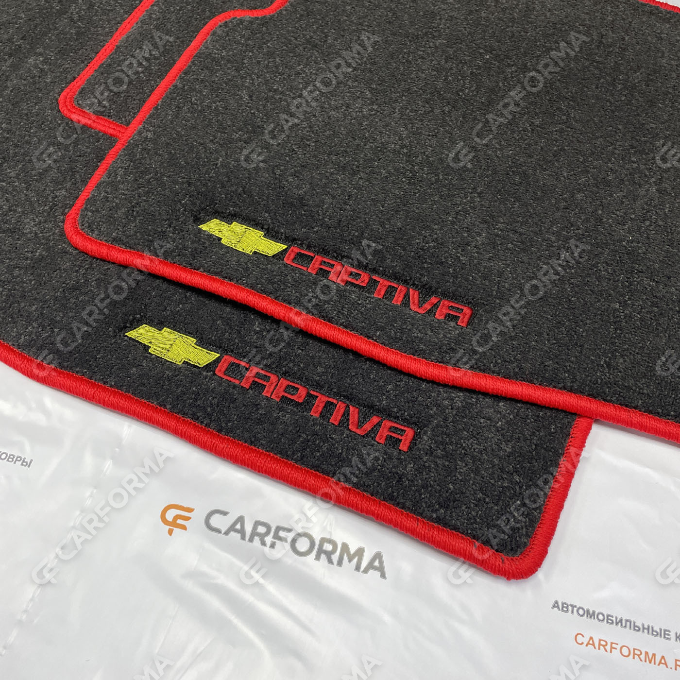 Ворсовые коврики на Chevrolet Captiva 2006&nbsp;-&nbsp;2016 в Рязани