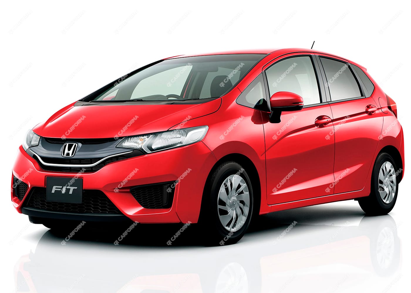 Ворсовые коврики на Honda Fit III 2013 - 2020 в Рязани