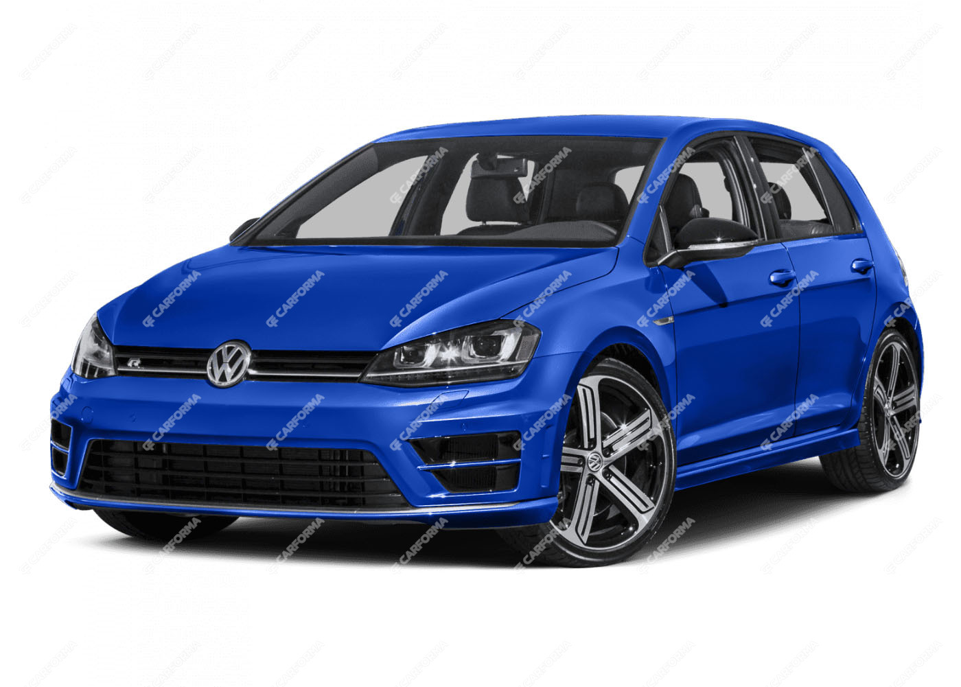 Ворсовые коврики на Volkswagen Golf R 7 2013 - 2020