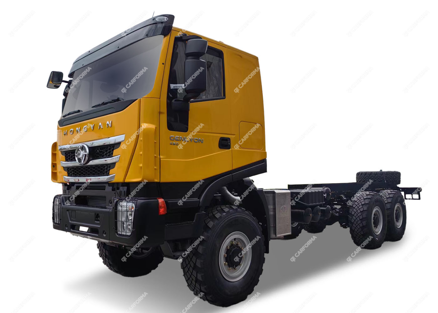 Ворсовые коврики на Hongyan SAIC-IVECO Genlyon кабина C500 2023 - 2025