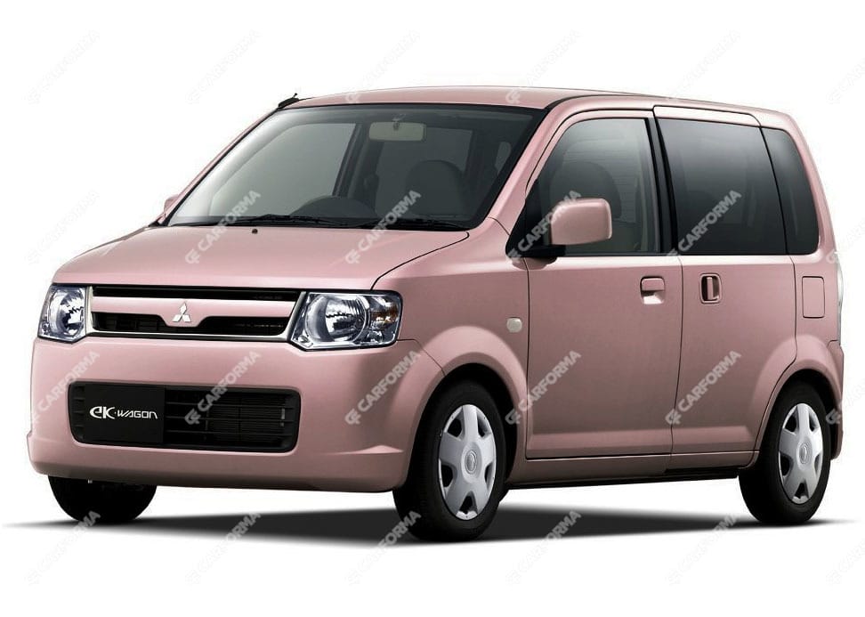 Ворсовые коврики на Mitsubishi eK Wagon II 2006 - 2013