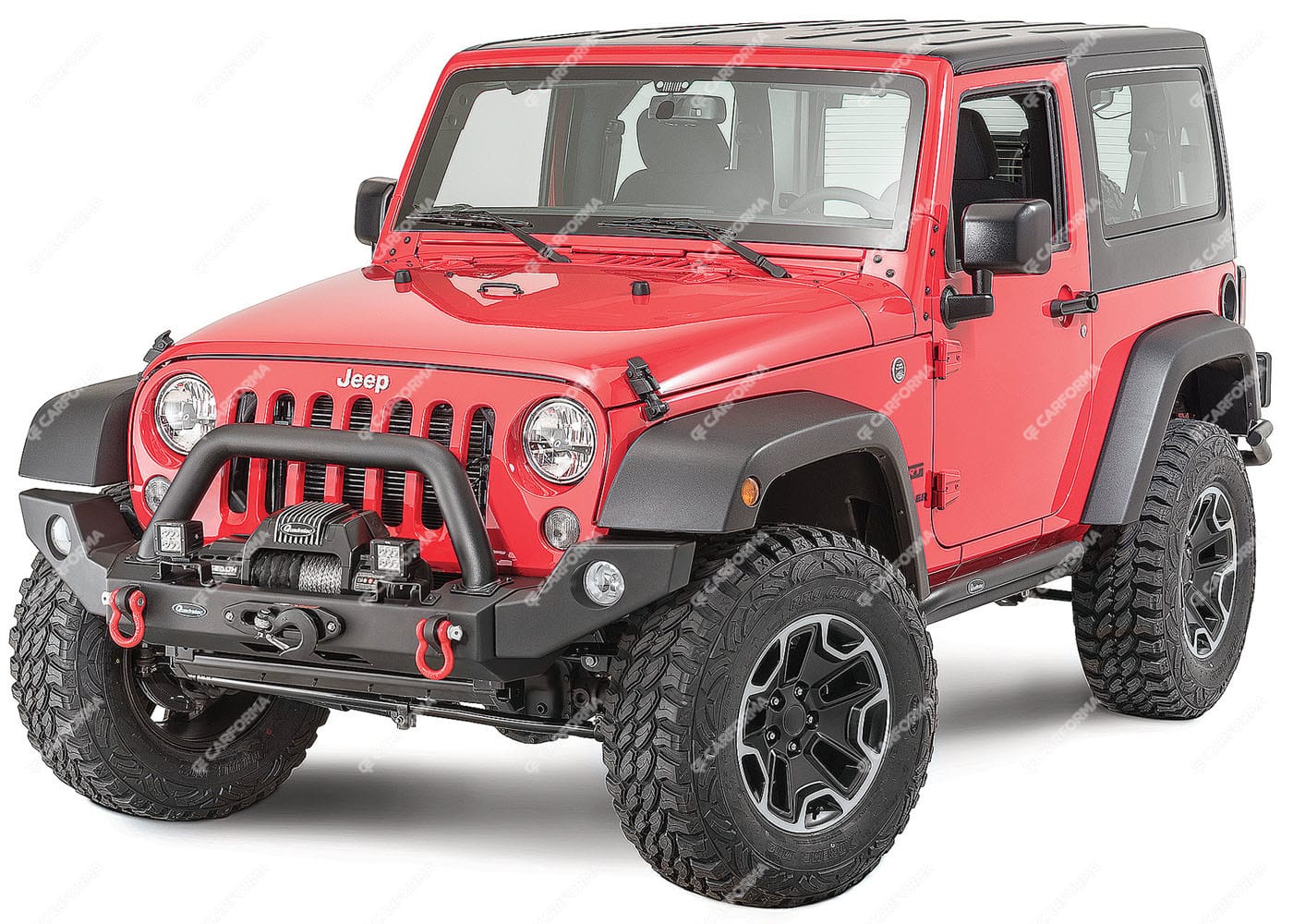 Ворсовые коврики на Jeep Wrangler (JK) 2006 - 2018