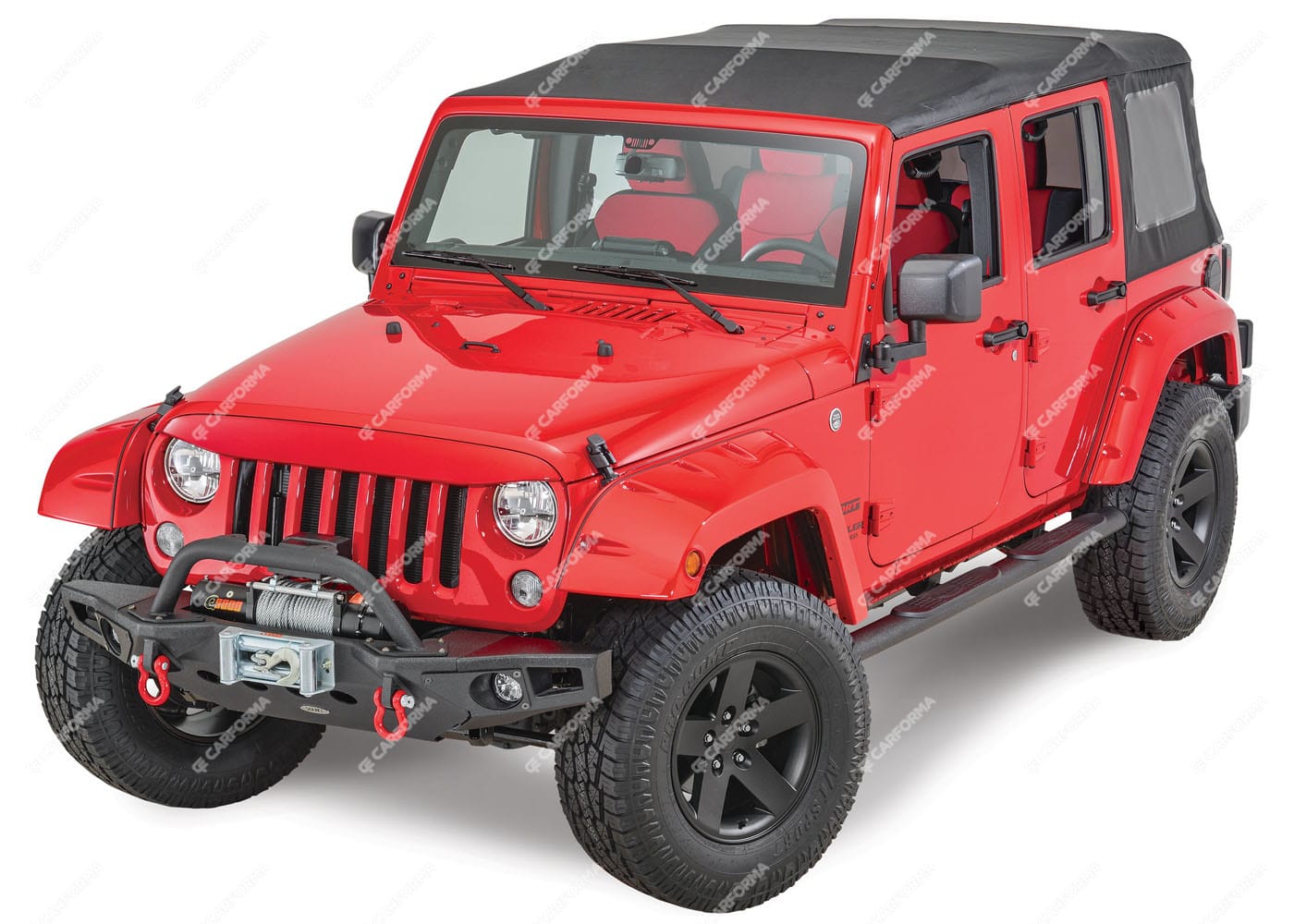 Ворсовые коврики на Jeep Wrangler (JK) 2006 - 2018