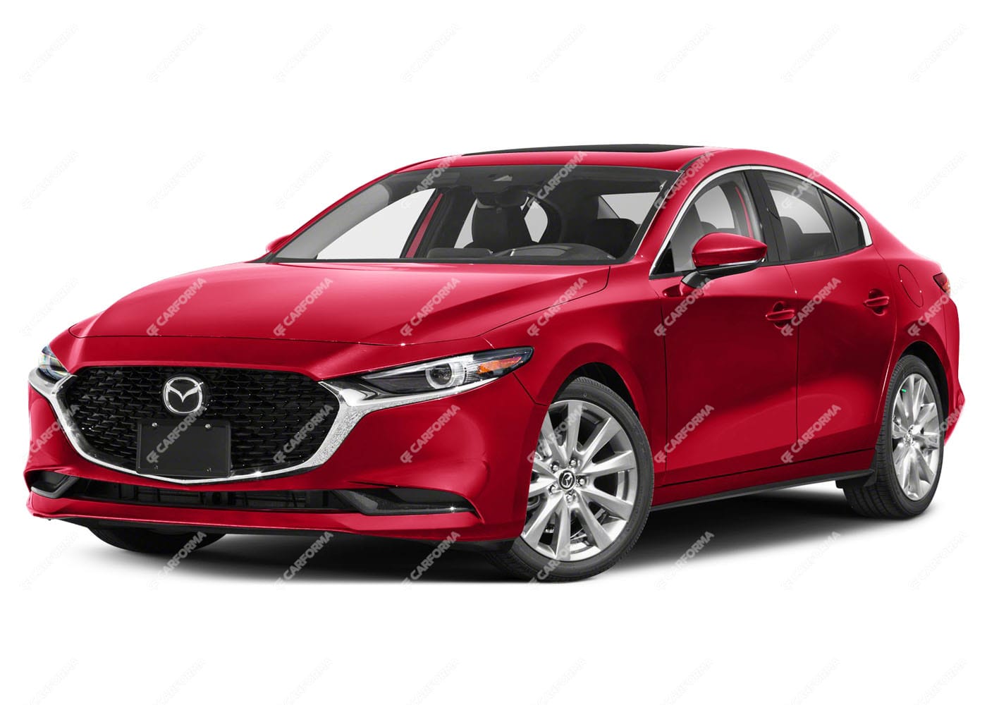 Ворсовые коврики на Mazda 3 2018 - 2025