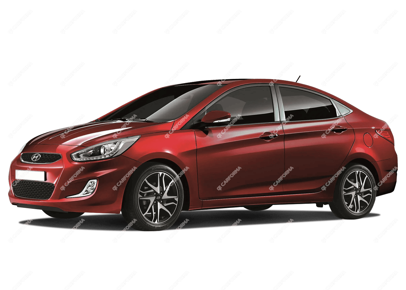 Ворсовые коврики на Hyundai Solaris I 2010 - 2017