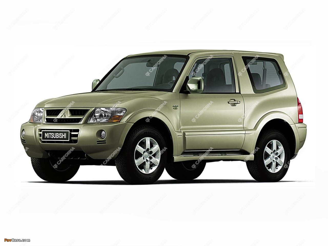 Ворсовые коврики на Mitsubishi Pajero III 1999 - 2006