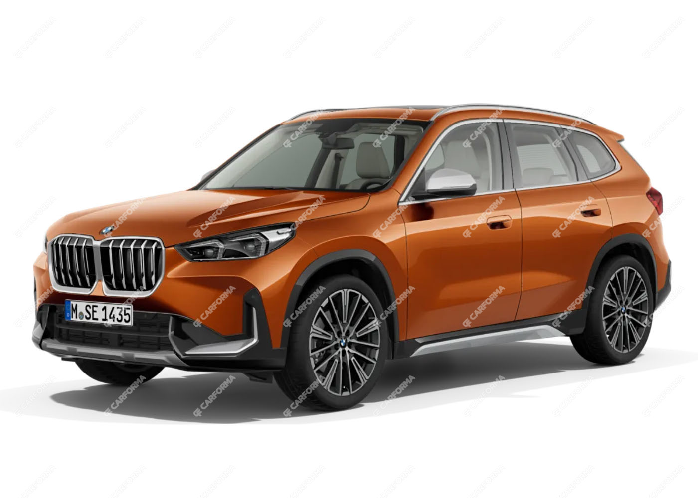 Ворсовые коврики на BMW X1 (U11/U12) 2022 - 2025 в Рязани