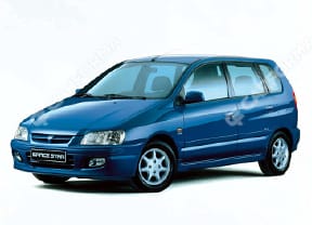 Ворсовые коврики на Mitsubishi Space Star 1998 - 2005