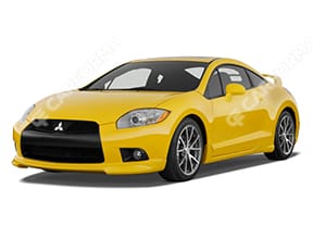 Ворсовые коврики на Mitsubishi Eclipse IV 2005 - 2011