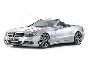 Ворсовые коврики на Mercedes SL (R230) 2001 - 2011