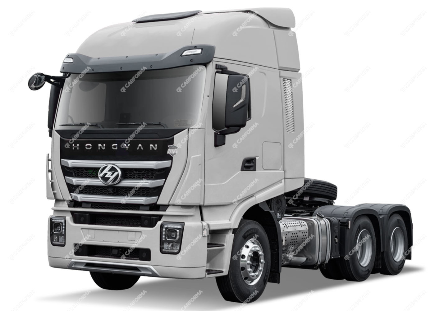 Ворсовые коврики на Hongyan SAIC-IVECO Genlyon кабина C6HR 2023 - 2025 в Рязани