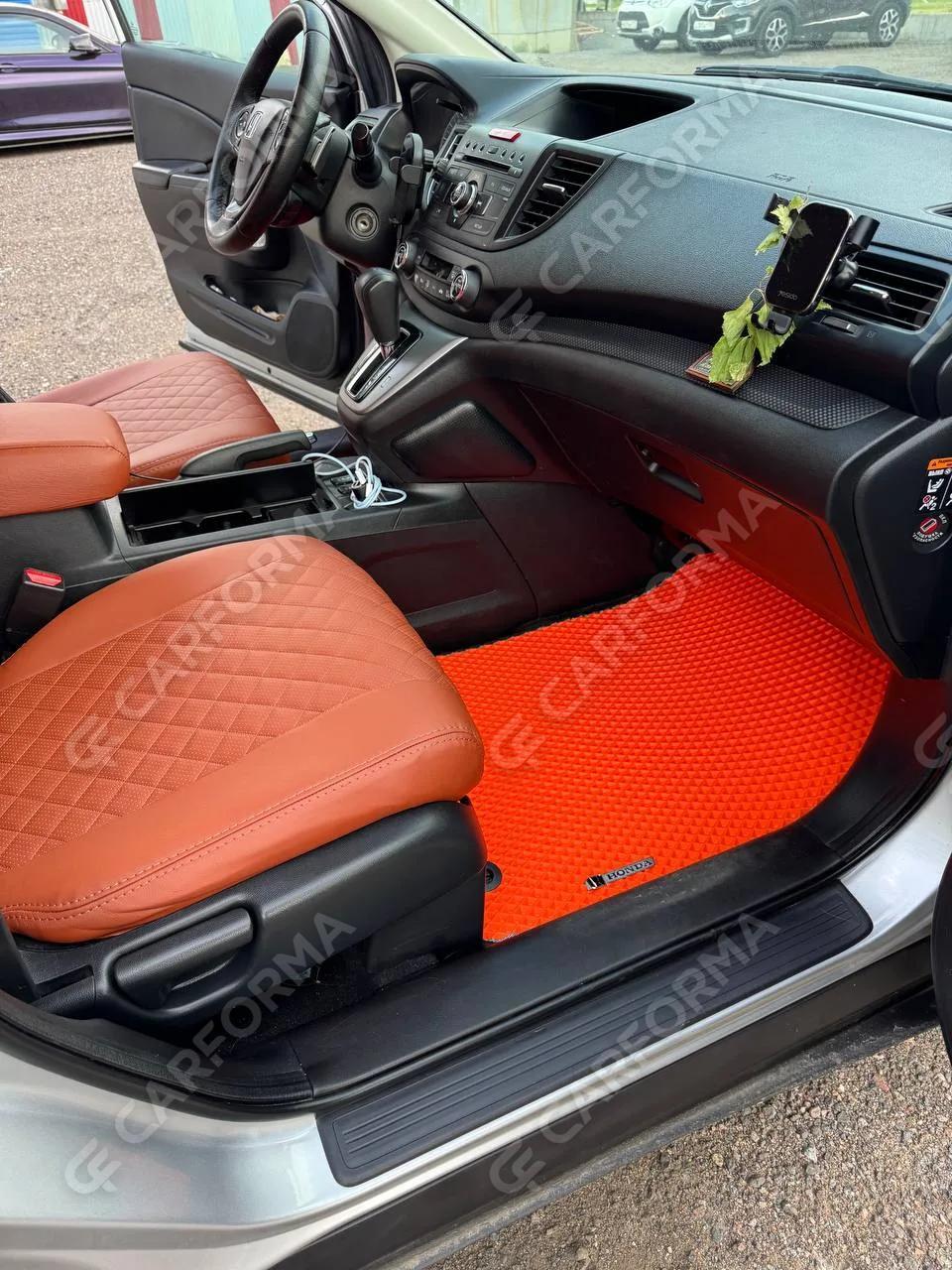 Ворсовые коврики на Honda CR-V IV 2012&nbsp;-&nbsp;2018 в Рязани