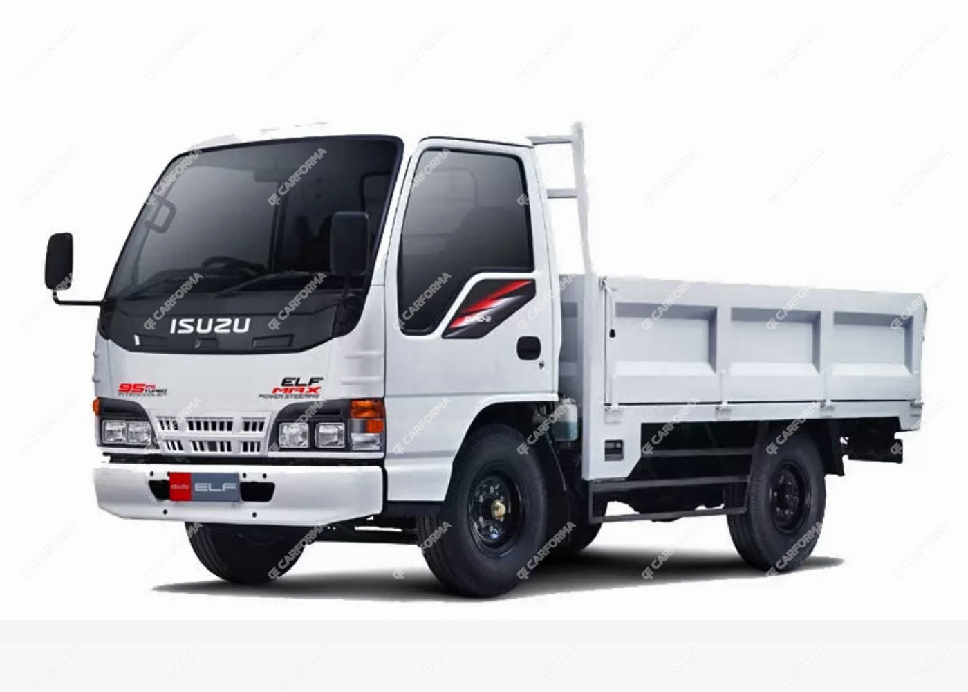 Ворсовые коврики на Isuzu ELF V узкая кабина 1993 - 2011