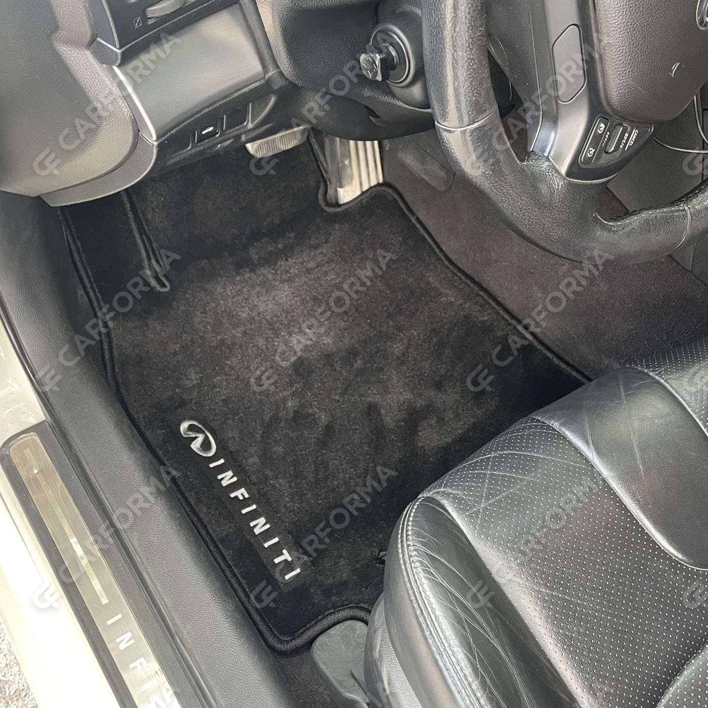 Ворсовые коврики на Infiniti G IV Седан 2006&nbsp;-&nbsp;2014 в Рязани
