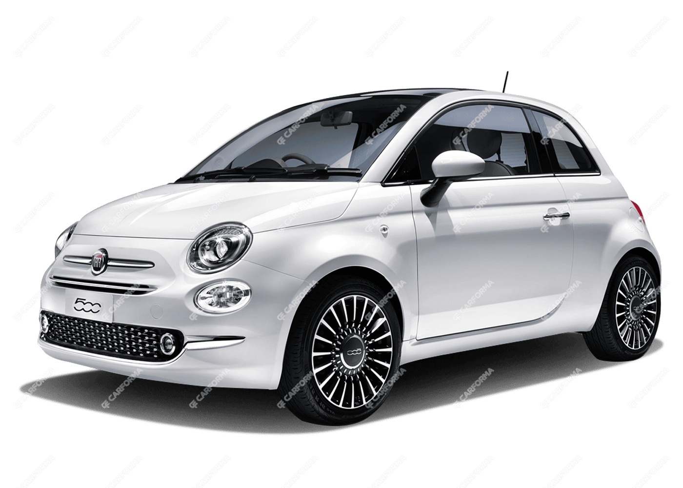 Ворсовые коврики на Fiat 500 2007 - 2020