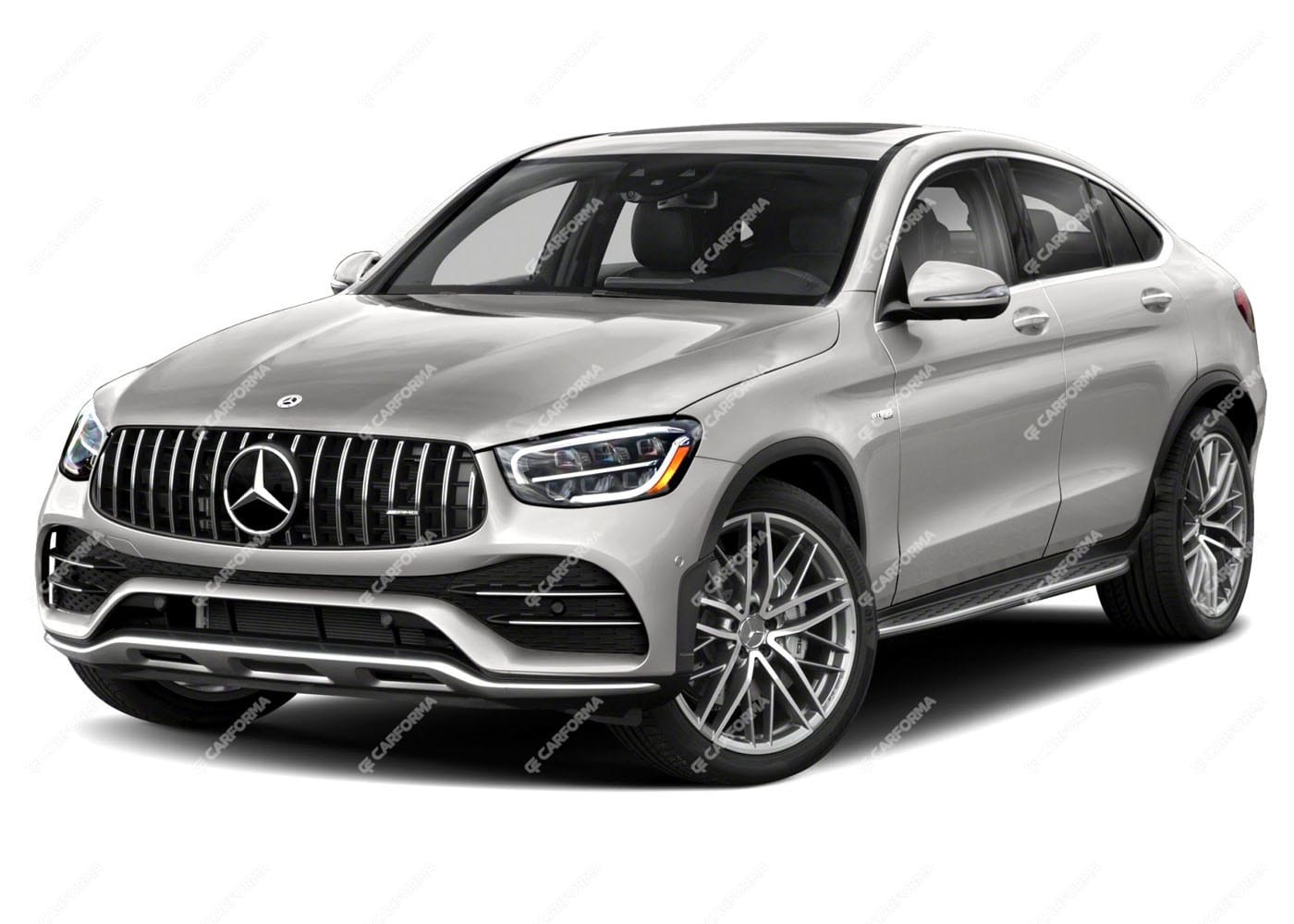 Ворсовые коврики на Mercedes GLC Coupe (C253) 2015 - 2023