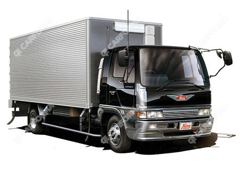 EVA коврики на Hino 500 IV (Ranger) узкая кабина 1989 - 2001