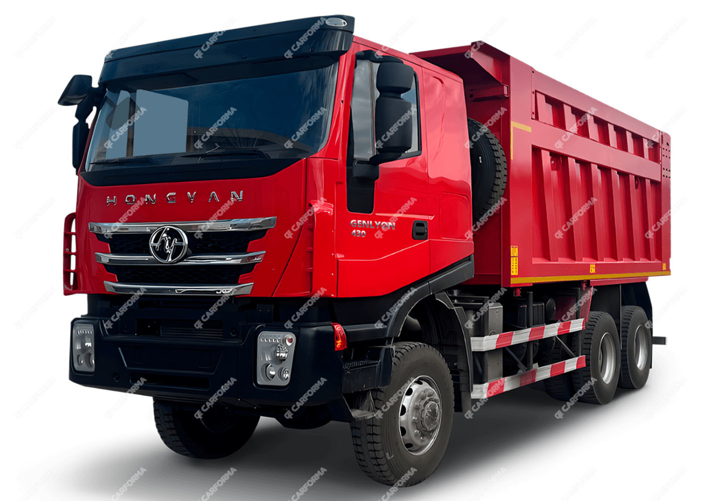 Ворсовые коврики на Hongyan SAIC-IVECO Genlyon кабина C500 2023 - 2025