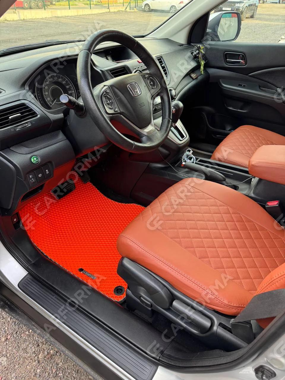 Ворсовые коврики на Honda CR-V IV 2012&nbsp;-&nbsp;2018 в Рязани