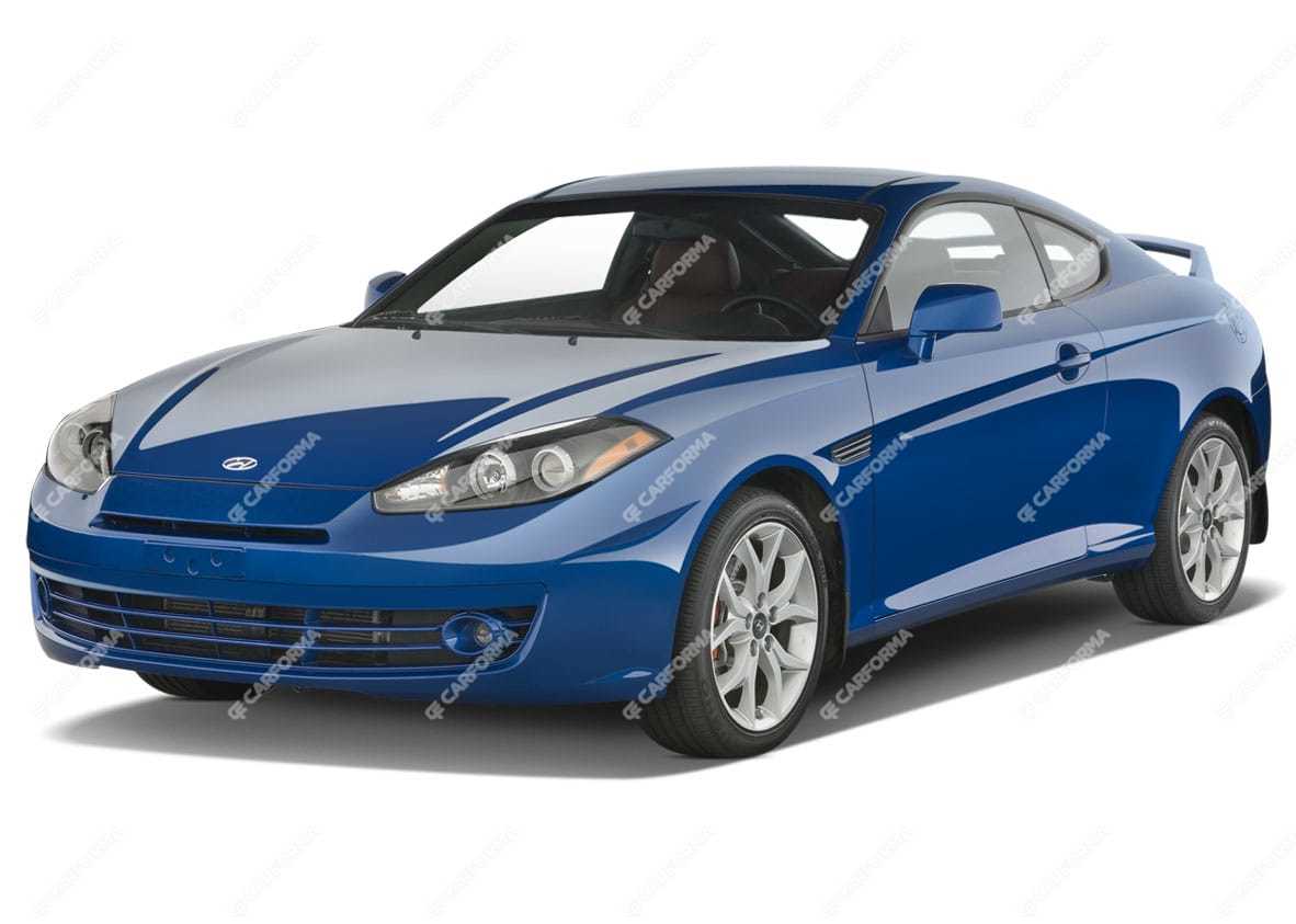 Ворсовые коврики на Hyundai Tiburon II 2001 - 2009