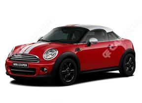 Ворсовые коврики на Mini Cooper Coupe (R58) 2011 - 2015