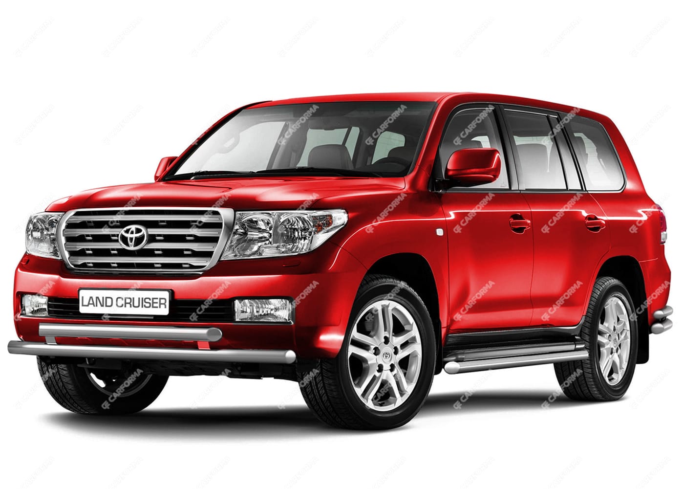 Ворсовые коврики на Toyota Land Cruiser 200 2007 - 2021