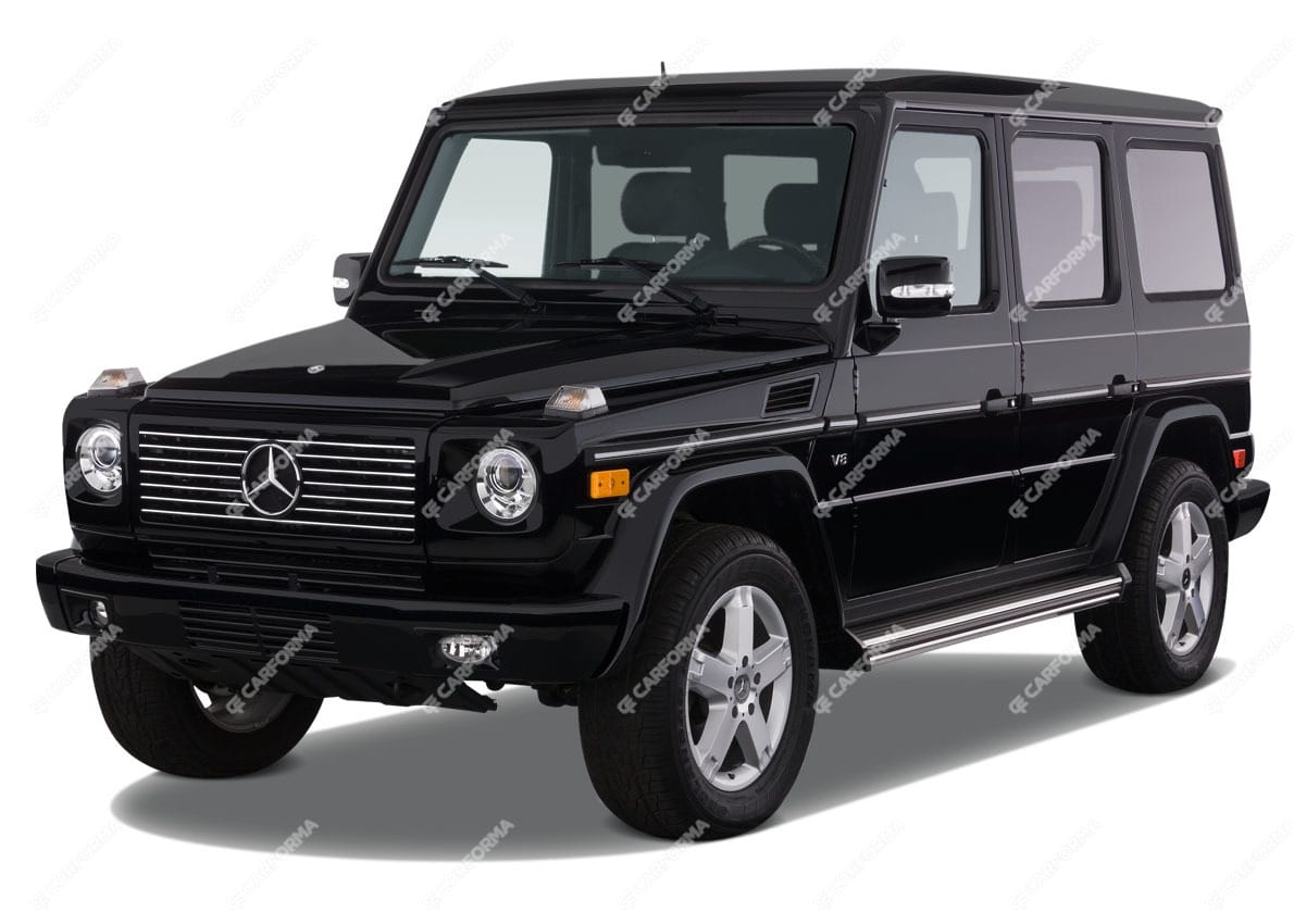 Ворсовые коврики на Mercedes G (W463) рестайлинг 2001 - 2018 в Рязани