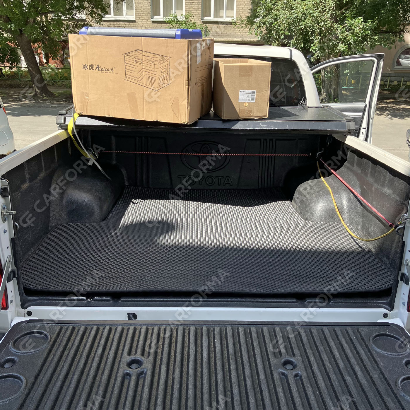 Ворсовые коврики на Toyota Hilux VII 2008&nbsp;-&nbsp;2015 в Рязани