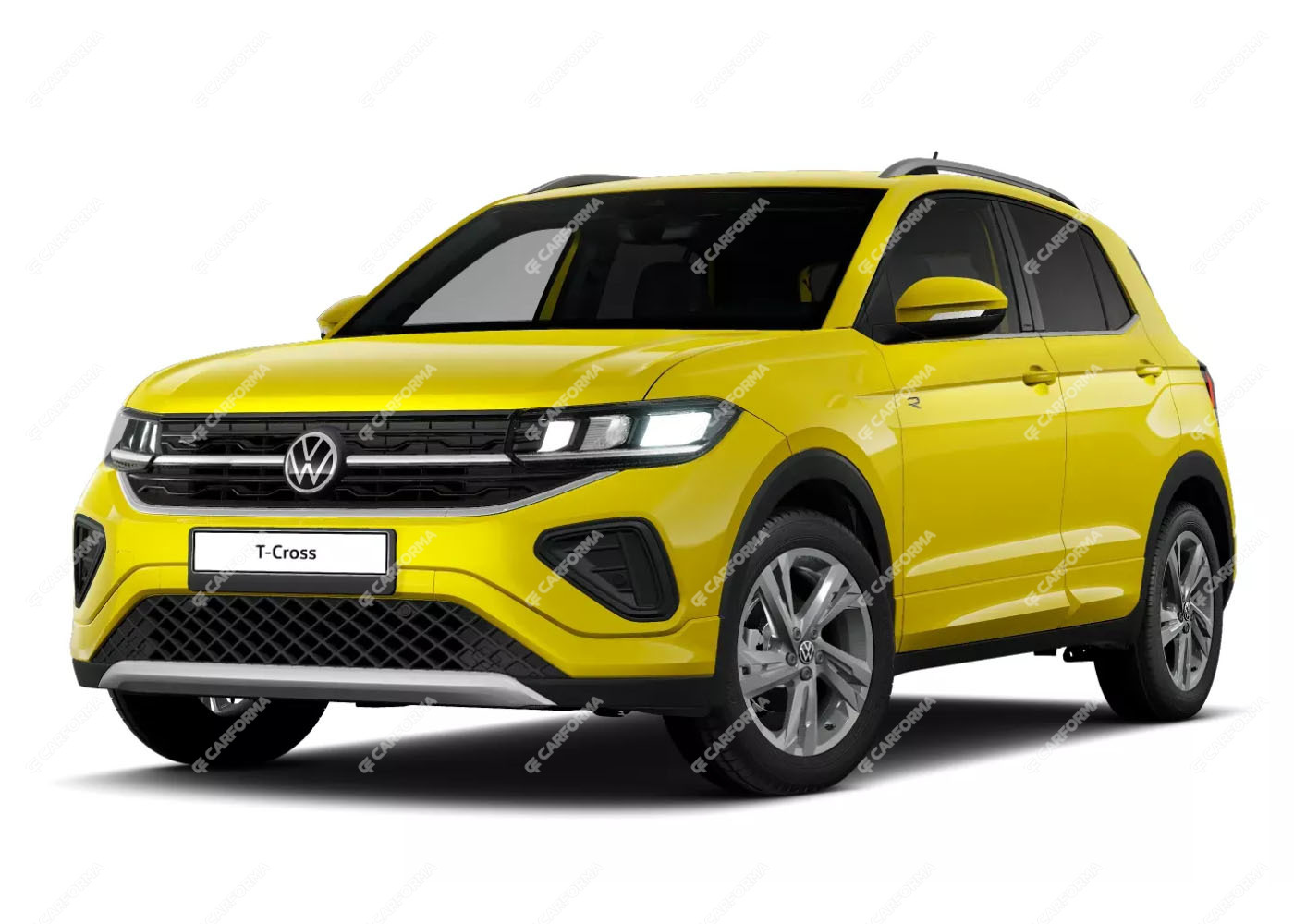 Ворсовые коврики на Volkswagen T-Cross 2018 - 2025