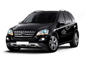 Ворсовые коврики на Mercedes ML (W164) 2005 - 2011