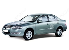 Ворсовые коврики на Nissan Almera Classic (B10) 2006 - 2013 в Рязани