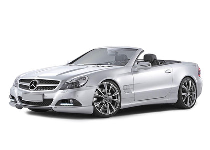 Ворсовые коврики на Mercedes SL (R230) 2001 - 2011 в Рязани