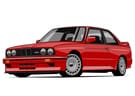 Ворсовые коврики на BMW 3 (E30) 1982 - 1994 в Рязани