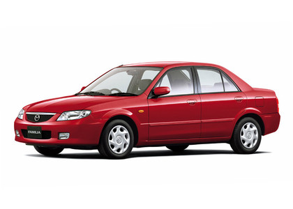 Ворсовые коврики на Mazda Familia (BJ) 1998 - 2003 в Рязани