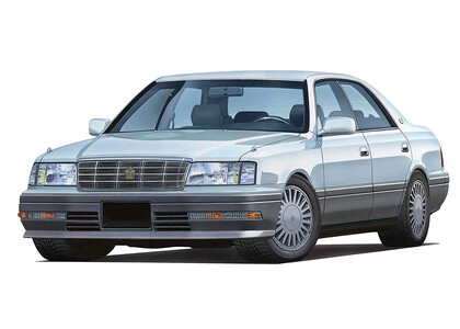 Ворсовые коврики на Toyota Crown (S150) 1995 - 2001 в Рязани