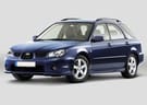 Ворсовые коврики на Subaru Impreza II 2000 - 2007 в Рязани