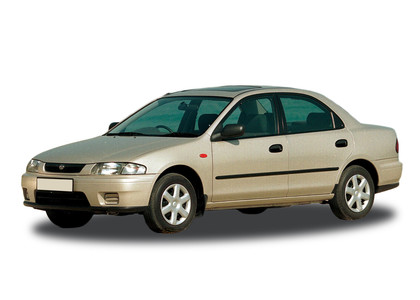 Ворсовые коврики на Mazda 323 1994 - 2000 в Рязани