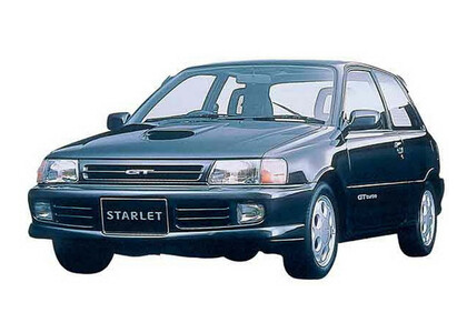 Ворсовые коврики на Toyota Starlet (P80) 1989 - 1995 в Рязани