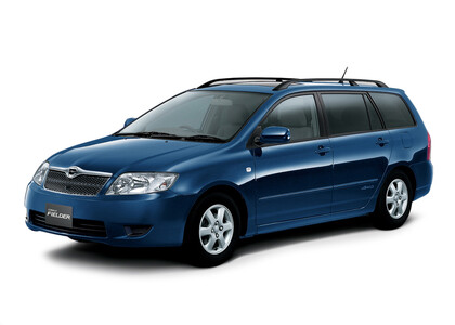 Ворсовые коврики на Toyota Corolla Fielder (E12) 2001 - 2006 в Рязани