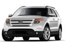 Ворсовые коврики на Ford Explorer V 2010 - 2019 в Рязани