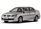 Ворсовые коврики на Mitsubishi Lancer IX 2000 - 2010 в Рязани